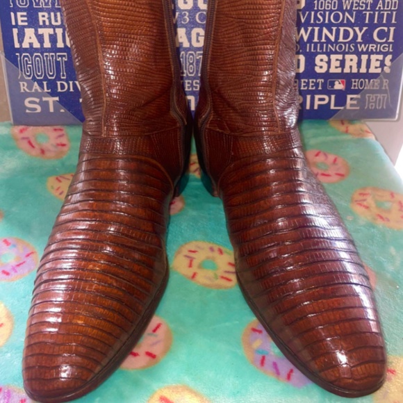 Mauri Lizard Boots SZ 11.5 Carmel main image 5